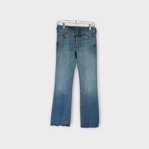 7 For All Mankind Light Blue Boot Cut Jeans